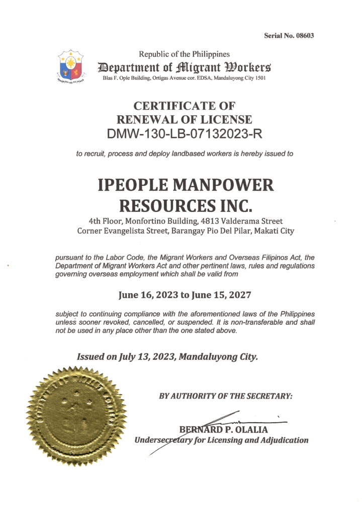 DMW License